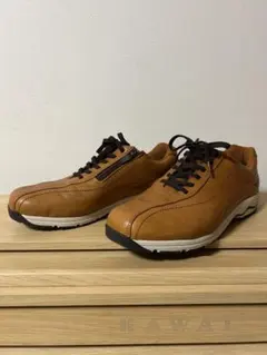 ミズノ ウォーキングシューズ サイドジップ スニーカー 本革 27.0cm