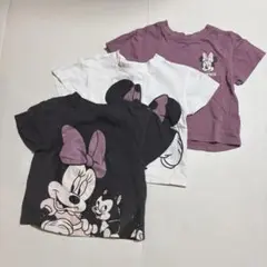 ミニー・マウス Tシャツ 3枚セット 80-90