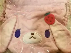 シュガーバニーズ ふわふわ巾着 ストロベリーうさ