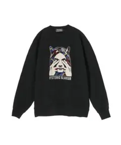 新品M ヒステリックグラマー　スウェット　SEE NO EVIL刺繍