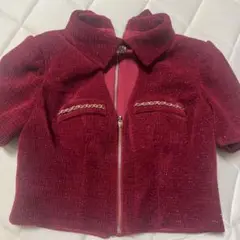 ジュエルズドレス赤　　セットアップ