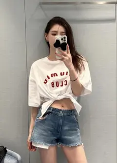 miu miu半袖 Tシャツ ホワイトのサムネイル