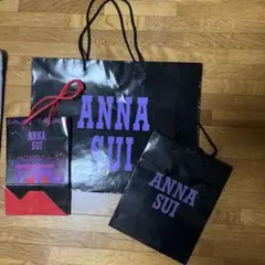 ANNA SUI ショップ袋　大中小　3点セット