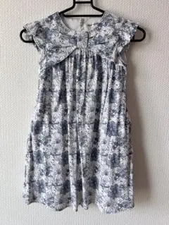 Bebe 花柄 半袖ワンピース 120cm