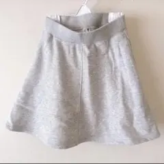 UNIQLO グレー フレアスカート 130cm ポケット付