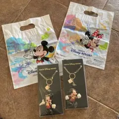 ミラコスタ　ミッキー、ミニー　バックチャーム　2個セット
