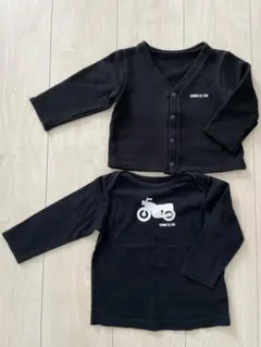 コムサイズム 長袖カーディガン・シャツ 80㎝セット