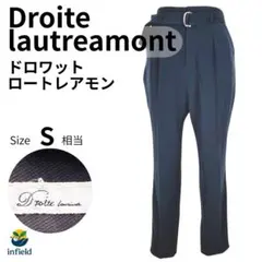 ドロワット Droite lautreamont パンツ テーパード 紺 1 秋のサムネイル