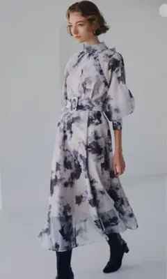 SNIDEL新品❤️Sustainableオーガンシースループリントワンピース