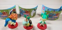 チョコエッグ　旅立ちの3匹 ヒノアラシ&ナエトル&ツタージャ　3個セット