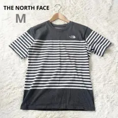 THE NORTH FACE 半袖Tシャツ グレー系 ボーダー Mのサムネイル