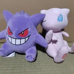 ポケットモンスター　もふぐっとぬいぐるみ　ゲンガー/ミュウ