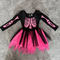 H&M スケルトンプリント　骸骨　ハロウィン　コスプレ
