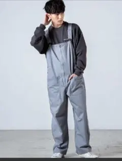 ウィゴー　フロントジップオーバーオール