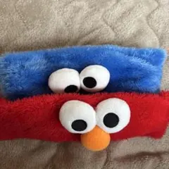 エルモ クッキーモンスター　ヘアバンド セット