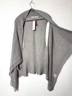 【新品タグ付】huiteme nid サマーニットカーディガン 羽織り体型カバー