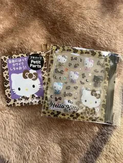 ハローキティ ヒョウ柄 ステッカー　サンリオ