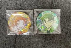 名探偵コナン　缶バッジ　遠山和葉　服部平次