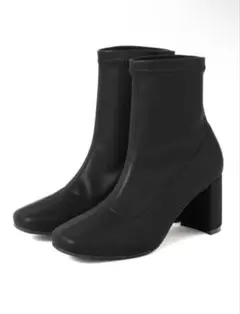 ストレッチレザーショートブーツ［ci366］