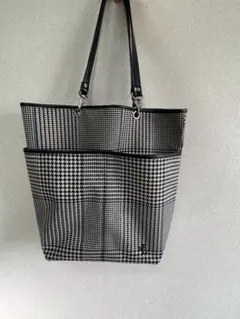 LAUREN RALPH LAUREN　トートバッグ 千鳥柄 ポロ