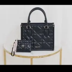 ♡RoseMuse QuiltingBijouBackpack BLACK♡ - メルカリ