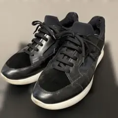 Salvatore Ferragamo 黒 レザー スニーカー 27.5cm