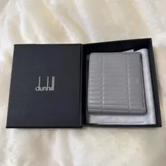 dunhill グレー 二つ折り財布