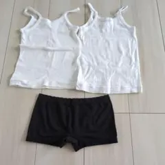 110サイズ タンクトップ2枚とショートパンツセット
