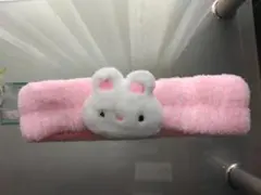 超美品【（レディースMサイズ）ウサギ・薄ピンクのヘアバンド】