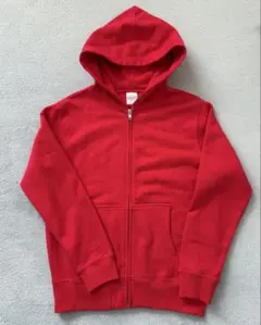 キッズ 150cm United Athle フルジップ パーカー 赤 未使用