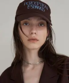 CREDONA【THE C】MESSAGE CAP/メッセージキャップ　ブラウン