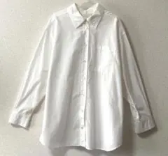 美品 AMERI 2万 ビッグシルエットのブラウス シャツ アメリ ホワイト 