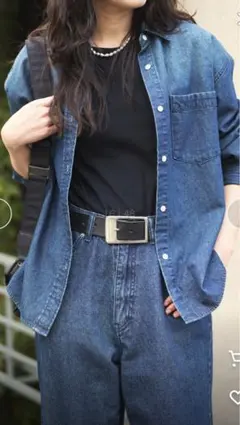 RIVE DROITE/MONN(モン)ライトデニムシャツ