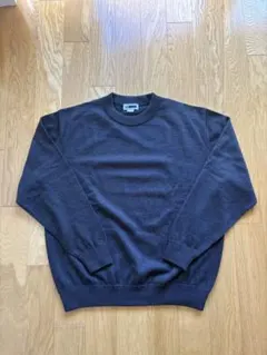 【価格交渉可】Hビューティアンドユース　ウールニット　チャコールグレー