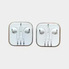 Apple EarPods イヤホン 有線イヤホン イヤホンジャック 2個セット