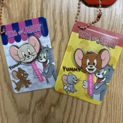 【タイトー限定】 トムとジェリー 棒付きフェイスチャーム 2種