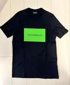 EMPORIO ARMANI Tシャツ ブラック ネオングリーンのサムネイル