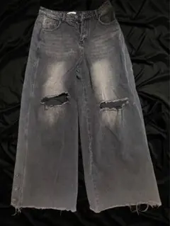 Bad way Crash double knee denim - メルカリ