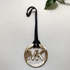 マイケルコース バッグチャーム ロゴチャーム ゴールド×ブラック