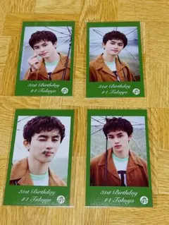 超特急 タクヤ 生誕 ミニフォト4枚セット