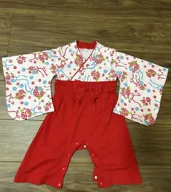 限定お値下げ　ロンパース袴　ベビー　90センチ