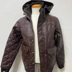 レザージャケット アーム取り外し