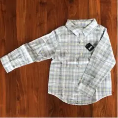 MPS  Wガーゼ綿100% チェックシャツ  120