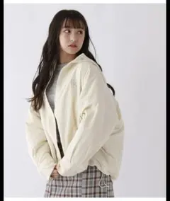 repipi armario ナカワタマウンテンパーカー　アイボリー S