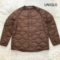 UNIQLO ホワイトマウンテニアリング ウルトラライトダウン ブラウン XL