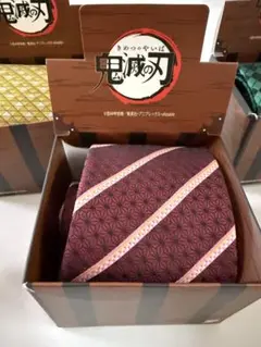 新品未使用 タグ付き 鬼滅の刃 ネクタイ 竈門禰豆子 バンダイ