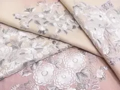 ♦︎きもの結♦︎訪問着　総刺繍　束ね熨斗花文　暈し染め　未使用　正絹♦︎sa023
