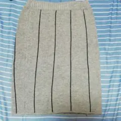 ニットタイトスカート　秋冬