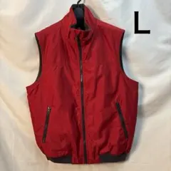 CHAPS 赤 ジッパー付きベスト