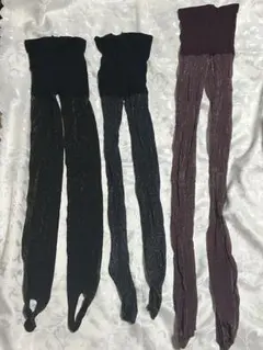 ラメ入り　トレンカ　ストッキング　タイツ